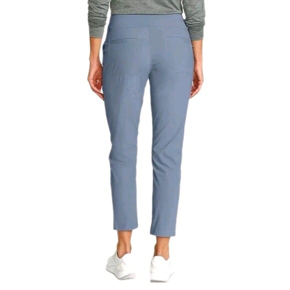 Eddie Bauer Women's Horizon Straight Ankle Pant Performance Stretch Size 8 Blue - Picture 4 of 12